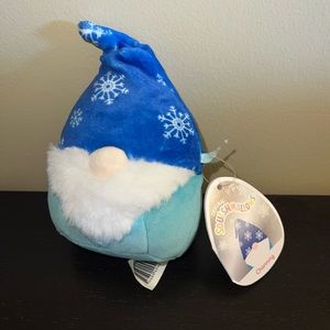 NWT Squishmallow Channing Gnome Blue 5”
